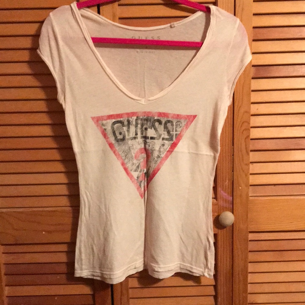 Guess nude colored top